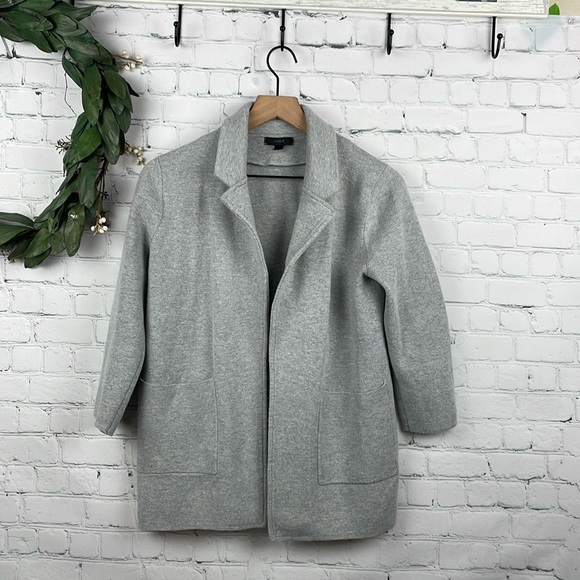 J. CREW 365 Sophie Wool Blend Open Cardigan Sweater Blazer size small - Picture 2 of 6